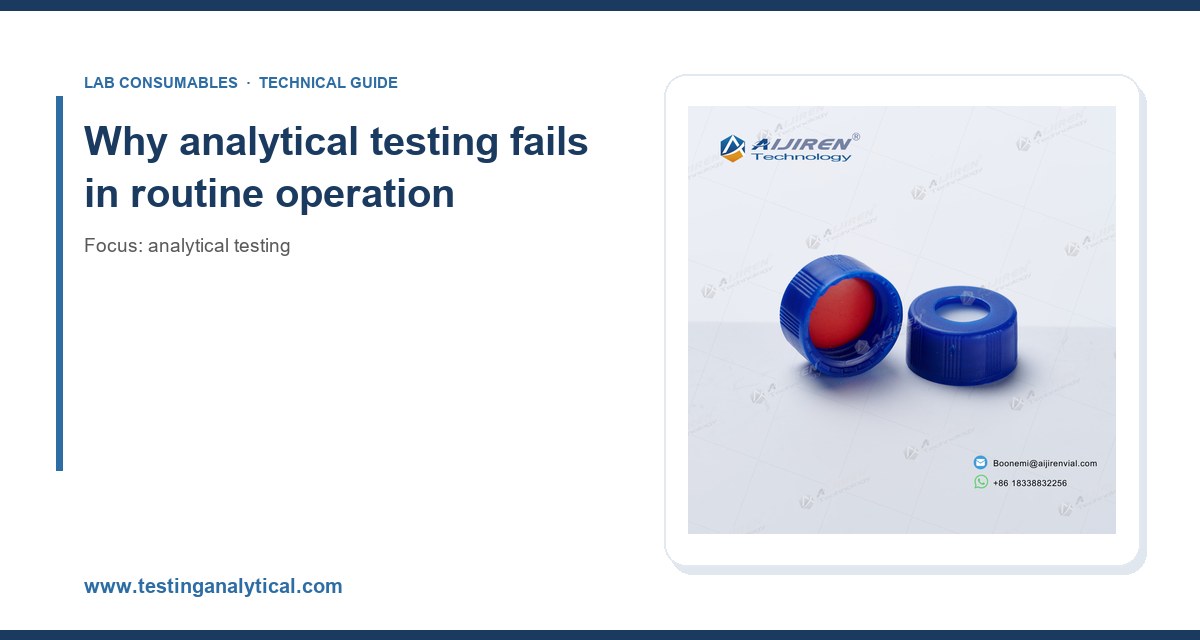 Why analytical testing fails in routine operation