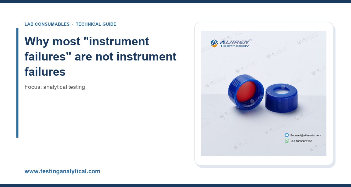 <Why most “instrument failures” are not instrument failures