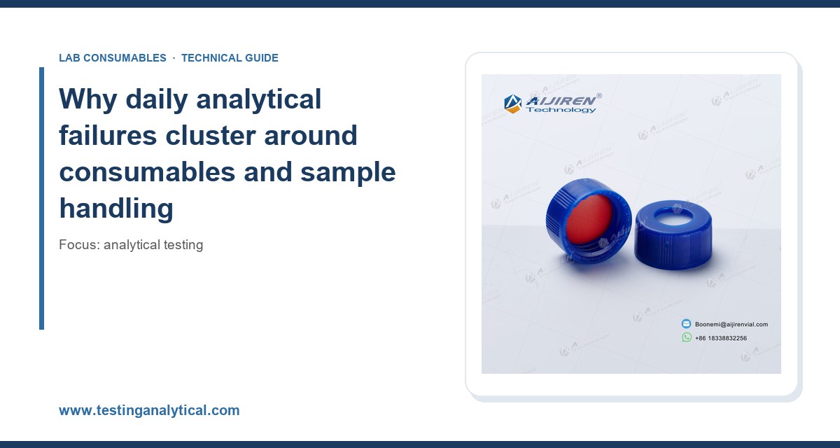 <Why daily analytical failures cluster around consumables and sample handling