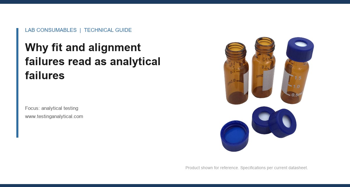 Why fit and alignment failures read as analytical failures