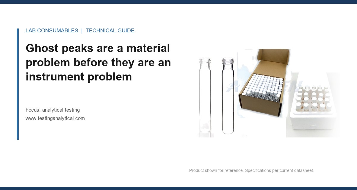 <Ghost peaks are a material problem before they are an instrument problem